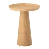 Table d'appoint Luana Ø44 cm, Chêne