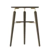 Table d'appoint My Spot, Chêne foncé-laiton