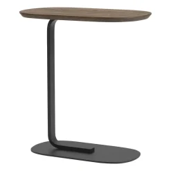 Table d'appoint Relate 60,5 cm, Chêne fumé-noir