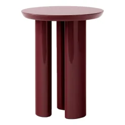 Table d'appoint Tung JA3, bordeaux