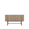 Table d'appoint Vass 60 180, dark smoked oak, support