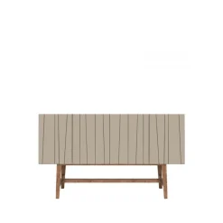 Table d'appoint Vass 60 180, Dark sand, dark smoked oak p6 support