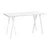 Table de bar Loop Stand incl. support 87,5x180 cm, White-white laminate-plywood