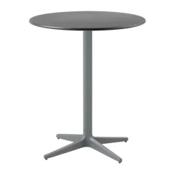 Table de café Drop Ø60 cm, Lava grey-light grey