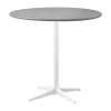 Table de café Drop Ø80 cm, Light grey-white