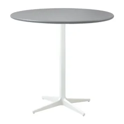 Table de café Drop Ø80 cm, Light grey-white