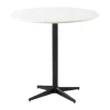 Table de café Drop Ø80 cm, White-lava grey