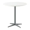 Table de café Drop Ø60 cm, White-light grey