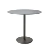 Table de café Go Ø80 cm, Light grey-lava grey