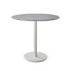 Table de café Go Ø80 cm, Light grey-white