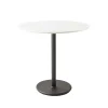 Table de café Go Ø80 cm, White-lava grey
