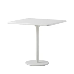 Table de café Go 75x75 cm, White-white