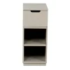Table de chevet Aoko 72 cm 1 tiroir, Beige
