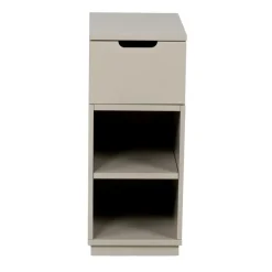 Table de chevet Aoko 72 cm 1 tiroir, Beige