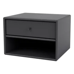 Table de chevet Dash, Anthracite 04, suspension incluse cm