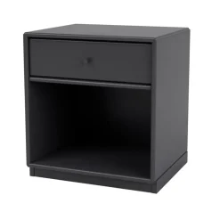 Table de chevet Dream, anthracite 04, socle 3 cm