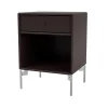 Table de chevet Dream, balsamic 160, pieds chromés
