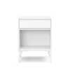 Table de chevet Dream, new white 101 tiroir-pieds snow