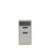 Table de chevet Snö G3, light grey, base en bouleau