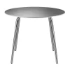 Table de jardin M21 Teglgård Ø90 cm, Stone-stainless steel