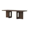Table de salon Androgyne, oak dark stained
