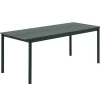 Table en acier Linear steel table 200 cm, Dark green