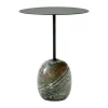 Table Lato LN8, Deep Green-Verde Alpi Marble