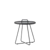 Table On the Move Ø37 cm, Black