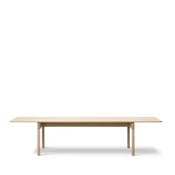 Table Post 6442, Chêne clair huilé, 100x320 cm