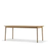 Table Prima Vista, chêne huilé naturel-120 cm-1 rallonge