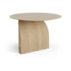 Table Savoa H45 cm, Chêne laqué