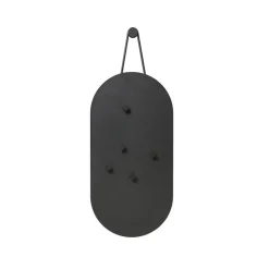 Tableau d’affichage A-Bulletin Board, black, aimants inclus
