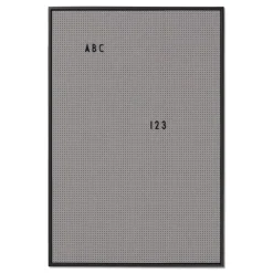 Tableau Design Letters A2, gris clair