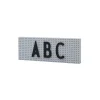 Tableau pour lettres Design Letters petit, gris