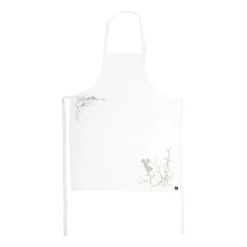 Tablier Alv, Blanc-gris