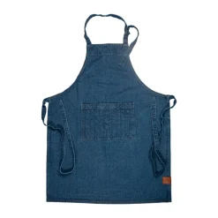 Tablier Aron denim 70x90 cm, Bleu