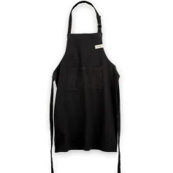 Tablier en coton Ernst, Noir