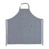 Tablier Striped denim, Blue