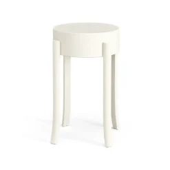 Tabouret Avavick, Bouleau-soft white