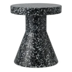 Tabouret Bit Cone, Noir-blanc