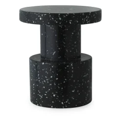 Tabouret Bit, Noir