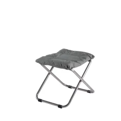 Tabouret Chico Soft, Anthracite-support en aluminium