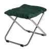 Tabouret Chico Soft, Dark green-support en aluminium