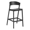 Tabouret de bar Cover, Noir