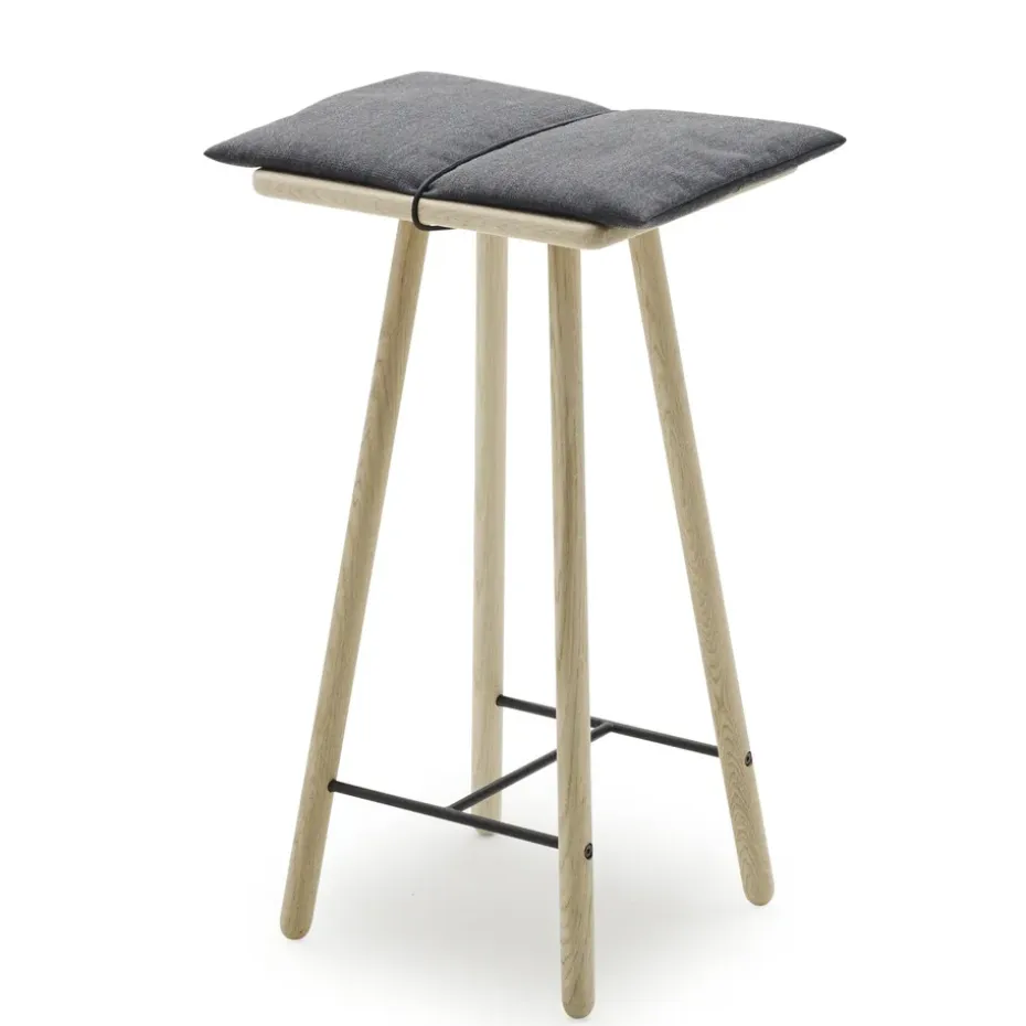 Tabouret de bar Georg bas, Chêne
