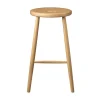 Tabouret de bar J27C, Beech nature lacquered