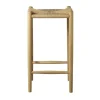 Tabouret de bar J164C Counter Squared, Oak nature lacquered