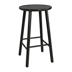 Tabouret de bar ZigZag 78 cm, Lasuré noir