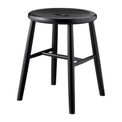 Tabouret J27, Beech black painted