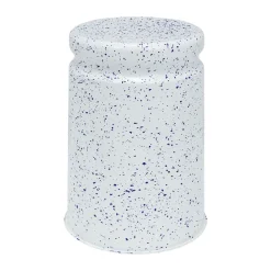 Tabouret Last Ø32x44 cm, White-blue splatter